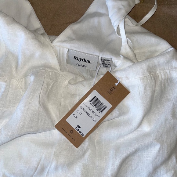 Rhythm Classic Tiered Mini Dress Size S - Picture 6 of 6